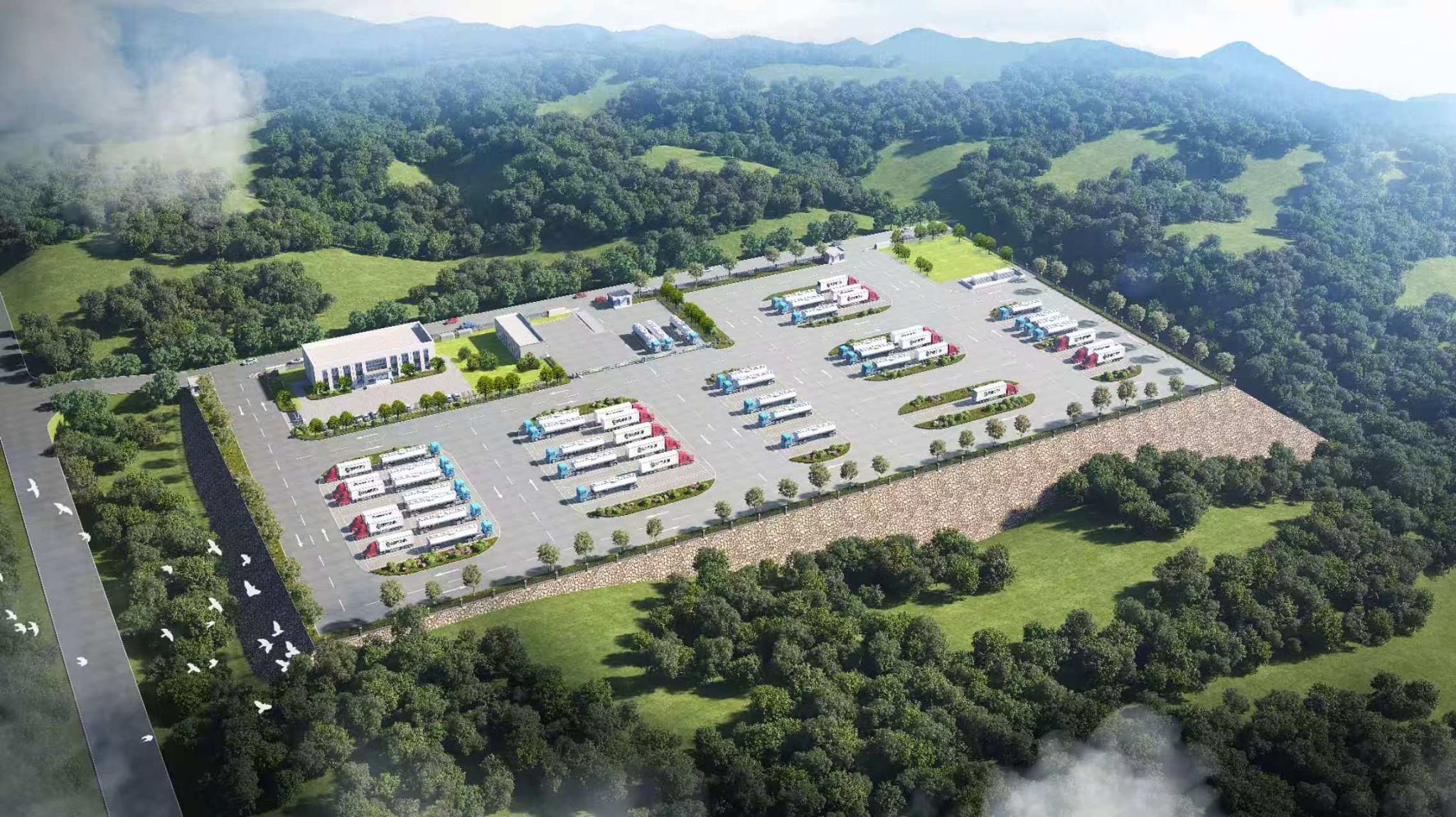 山西建投機械化集團朔州危化品停車場建設項目:專業施工強質量 精細管理促提速