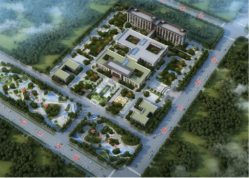 山西建投六建集團萬榮縣人民醫院遷建項目主體結構封頂