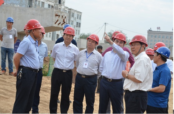 董事長孫波視察指導運城市河東西街延長線建設項目