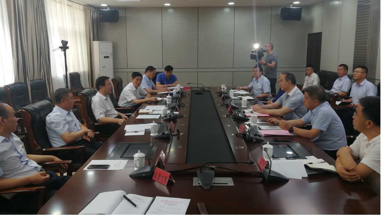 山西建投黨委書記、董事長孫波與臨汾市委書記董一兵會(huì)談