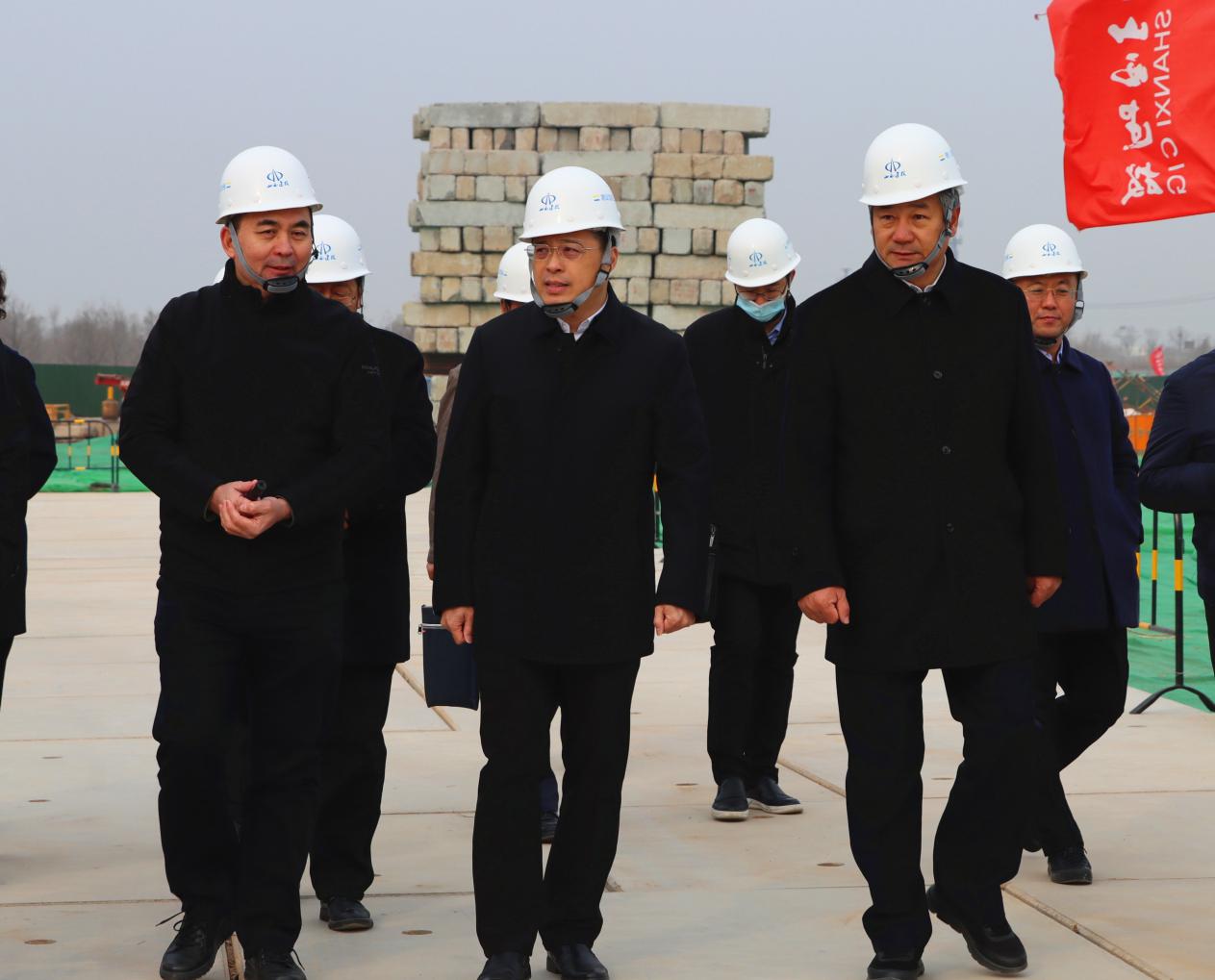 韋韜副省長到山西建投建設項目調研
