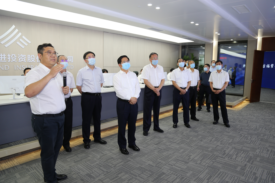張吉福在省國資運營公司調研