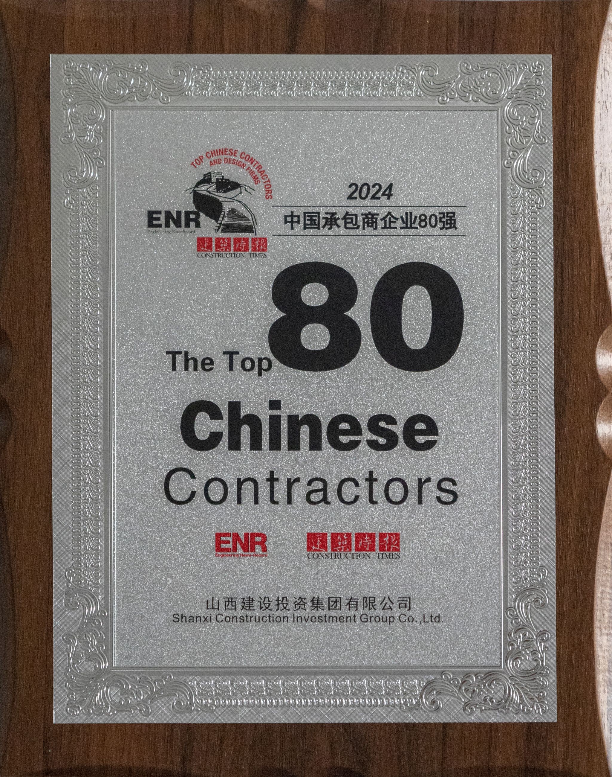 2024年中國承包商企業80強