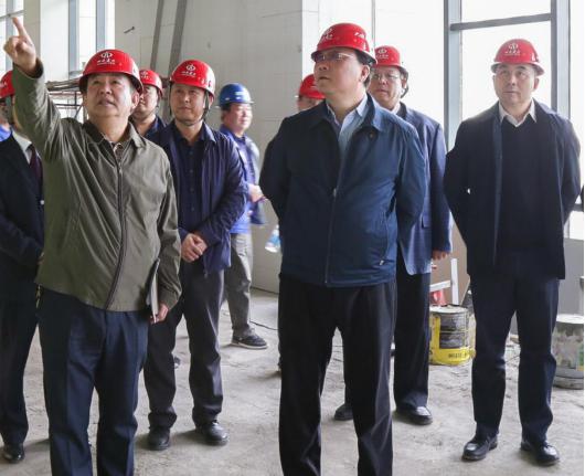 省委統戰部領導來建投集團承建的山西社會主義學院新校區建設工程項目檢查指導工作